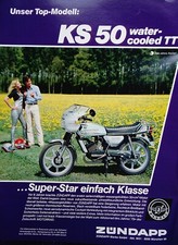 Zündapp KS 50 Watercooled TT, originale Werbung aus 1980