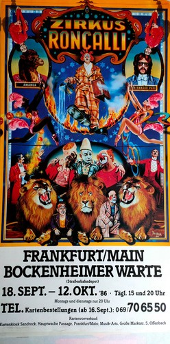 Plakat circus roncalli jörg - roncalli,