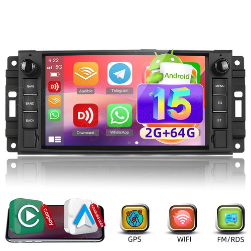 Carplay android autoradio - 15,
