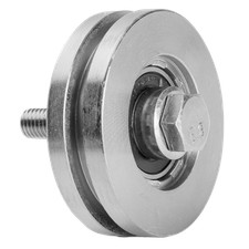 Metallrollen für T-Profil 6 mm Laufrollen Schiebetor M10 Torrolle Ø 68x20mm