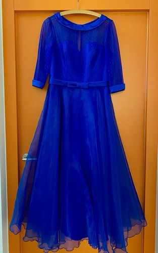 Leuchtend blaues ball abend - blaues, ball-