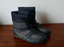 ⛳️ Golf Schuhe Stiefel BALLY GOLF Klett Reißverschluss Gr.41 Schwarz Grau 