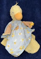 🌈 Steiff Ente Schmusetuch Schnuffeltuch Gelb Blau Frottee Selten Gans 🌈