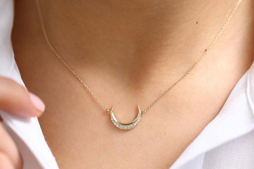Diamant hals kette collier - kette,