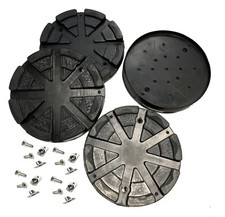 4 Stück Gummiteller