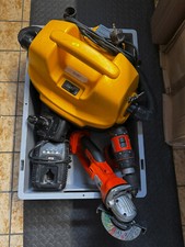 Akku Set mit Staubsauger, Akkuschrauber und Akkuflex inkl. 2 Akkus und Ladegerät