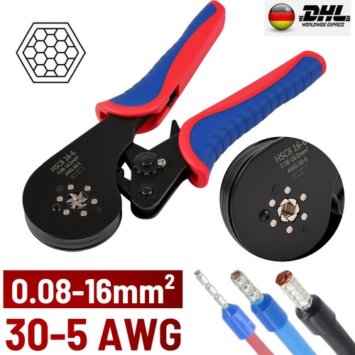 16mm crimpzange - 0,08-16mm²,