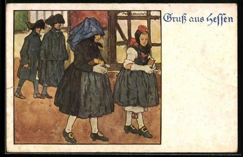 Künstler ubbelohde - künstler-ak,