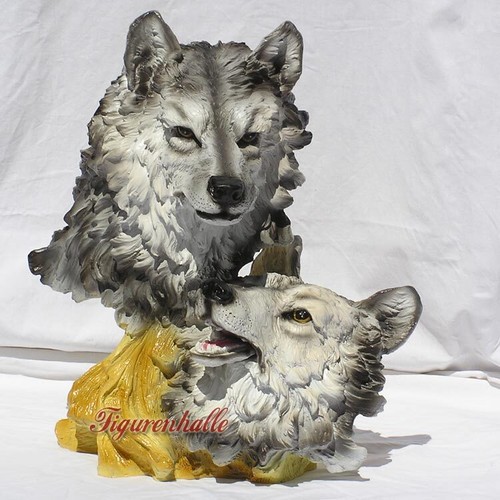 Wolf büste indianer - indianer, figur