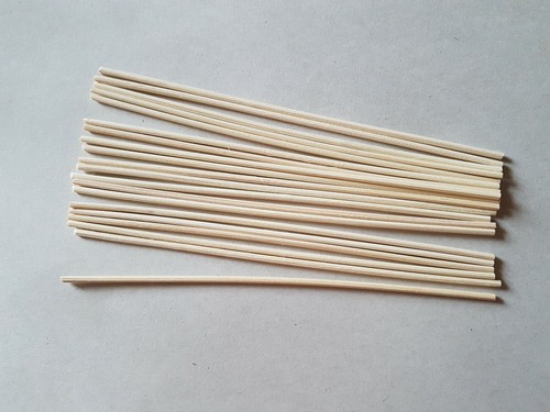 Rattanstäbchen natur 200 x - natur,