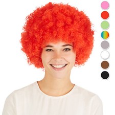 Afro Perücke Clown Hippie