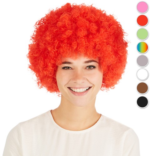 Afro perücke clown hippie - afro,