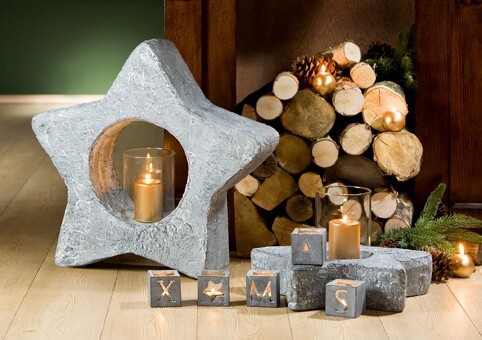 Windlicht stern 40 cm - 40,