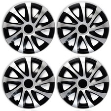 4x Radkappen Radblenden Radzierblenden Draco CS 14 Zoll Silber Set für Renault