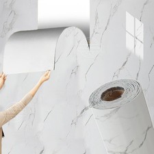 8Rolle Grau Dick Marmor Tapete