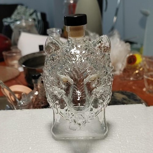 Wolfskopf whisky dekanter - dekanter, deko