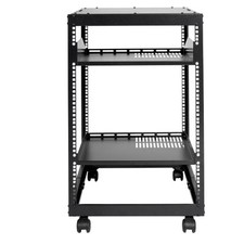 Uimoso 15U Server-Rack mit offenem Rahmen 585 x 510 x 759 mm