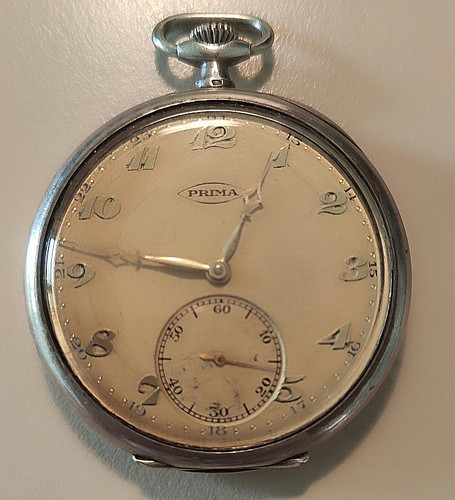 Taschenuhr prima aus 800er - aus,