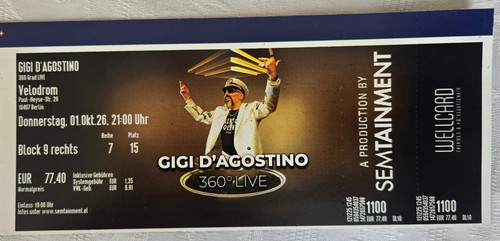 Tickets eintrittskarte gigi - 1,