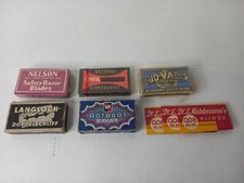 Alte Rasierklingen insg. 54 Stück Erfa/Nelson/Rotbart/Langloch/Quo Vadis usw;
