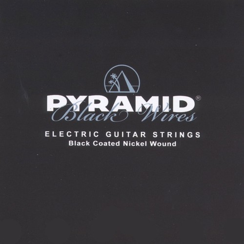 Pyramid gitarre black - e-gitarre, wires