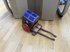 Playmobil Ritter Gefängnis Kutsche Karren Gefangenentransport Wagen Planwagen 9