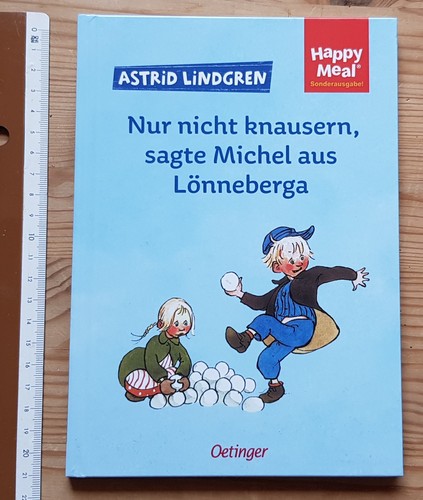 Nur nicht knausern sagte