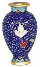 Miniatur Cloisonné Vase und