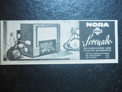 Nora serenade radio - ,, alte