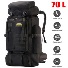 70L Rucksack Armee Trekking