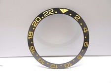 Damage Rolex GMT-Master II 116713 116718 Black Gold Ceramic Bezel Insert (R4)
