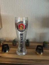 Original Paulaner München 3Liter Weißbierglas + Allianz Arena Tourguide 