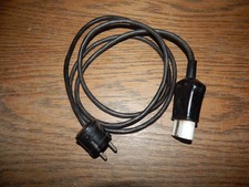 DDR Heißgerätekabel Gerätekabel Bakelit Heißgerätestecker