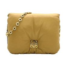LOEWE Goya Puffer Bag in Beige