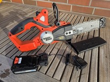 Black&Decker 18V Akku Kettensäge Inkl. Akku und Ladegerät 2.0