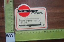 Alter Aufkleber Camping Caravan Wohnwagen Reisemobil Caravaning BÜRSTNER
