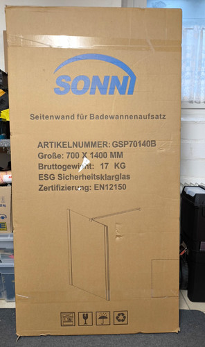 Sonni duschwand seitenwand - duschwand,