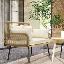 Outsunny Gartensofa mit Kissen