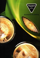 Prospekt Triumph Motorrad Accessories + Clothing Programm von 1998
