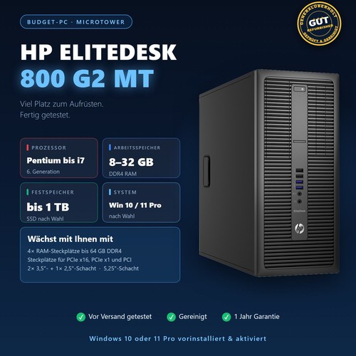 Elitedesk 800 mt - hp, budget