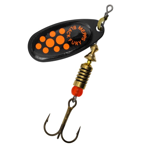 Mepps black fury spinner - black,
