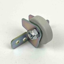 Laufrollen Führungs-Transportrollen Hartkunststoff mit Halter (VE 9Stk.), unused