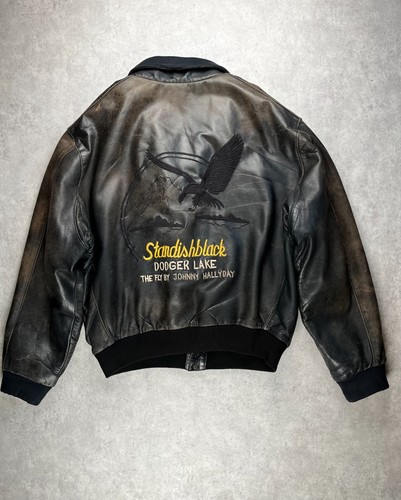 Johnny hallyday lederjacke - johnny,