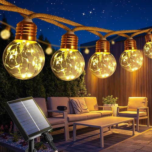 Solar lichterkette außen - solar,