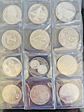 12 x 500 Schilling Münzen Österreich