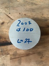 Alu Durchmesser 100 X Länge 27 mm Rund Stab Stange Material EN AW2007 AlCuMgPb