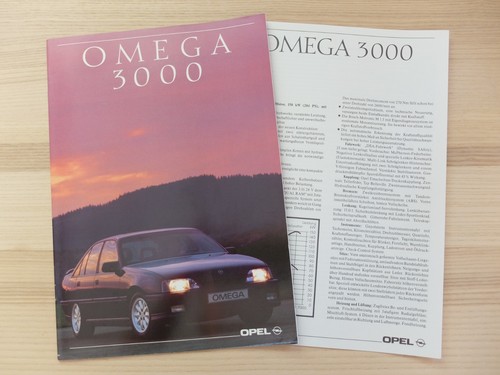 Opel omega 3000 prospekt - omega, a