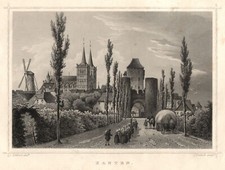 Xanten Original Stahlstich