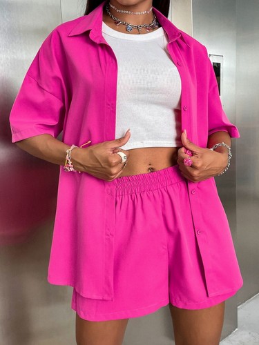 Damen hosenanzug sommer shorts - hosenanzug,