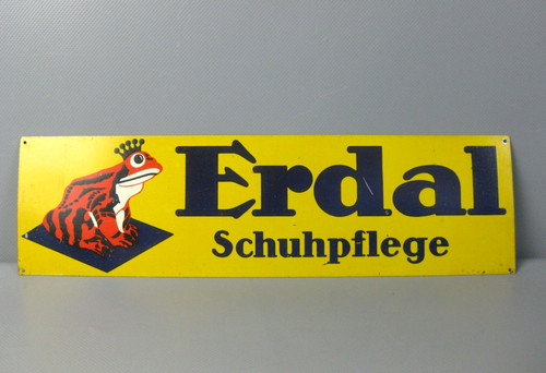 Altes werbeschild blechschild - altes,